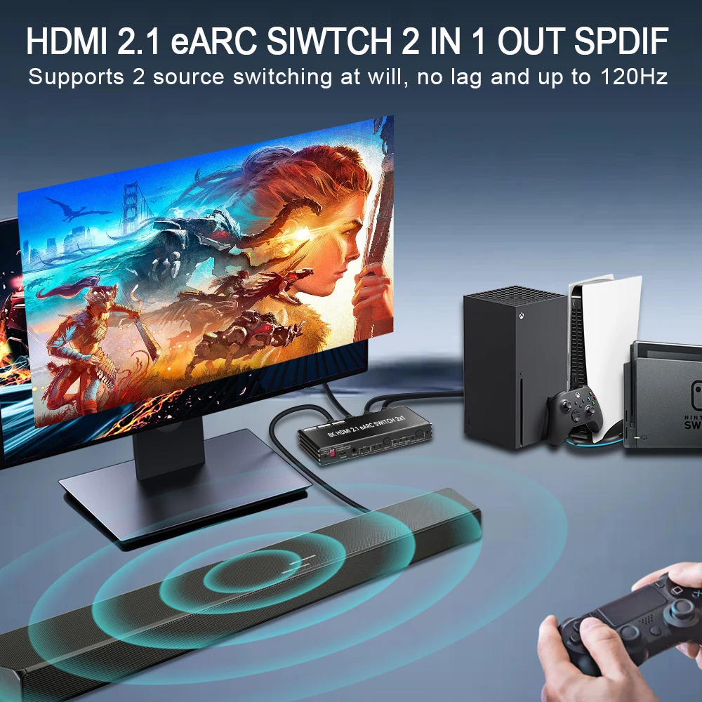 Commutateur HDMI 8K60 avec ext - Audio Home Cinema avis et prix