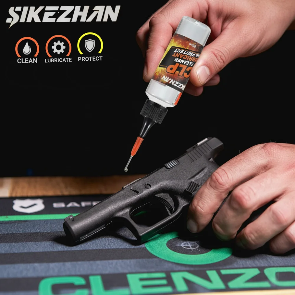 زيت تشحيم منظف CLP مع طرف إبرة دقيقة لمسدس بندقية صيانة العناية بالأسلحة النارية 60 مل #1