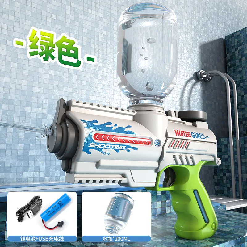 Elektrisch waterpistool voor volwassenen M416, krachtige spray, automatische waternevel, buitenspeelgoed voor kinderen op het strand in de zomer, kindercadeau