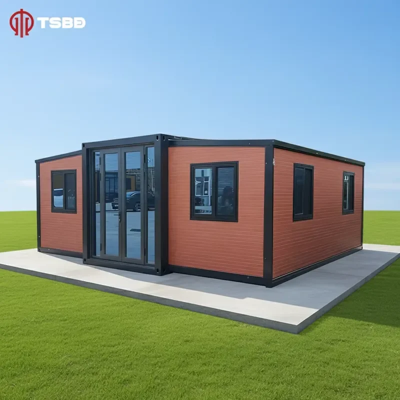 Quick Build Prefabricated 20Ft 30Ft 40Ft Expandable Container House Steel Structure Prefab Shipping Portable Home