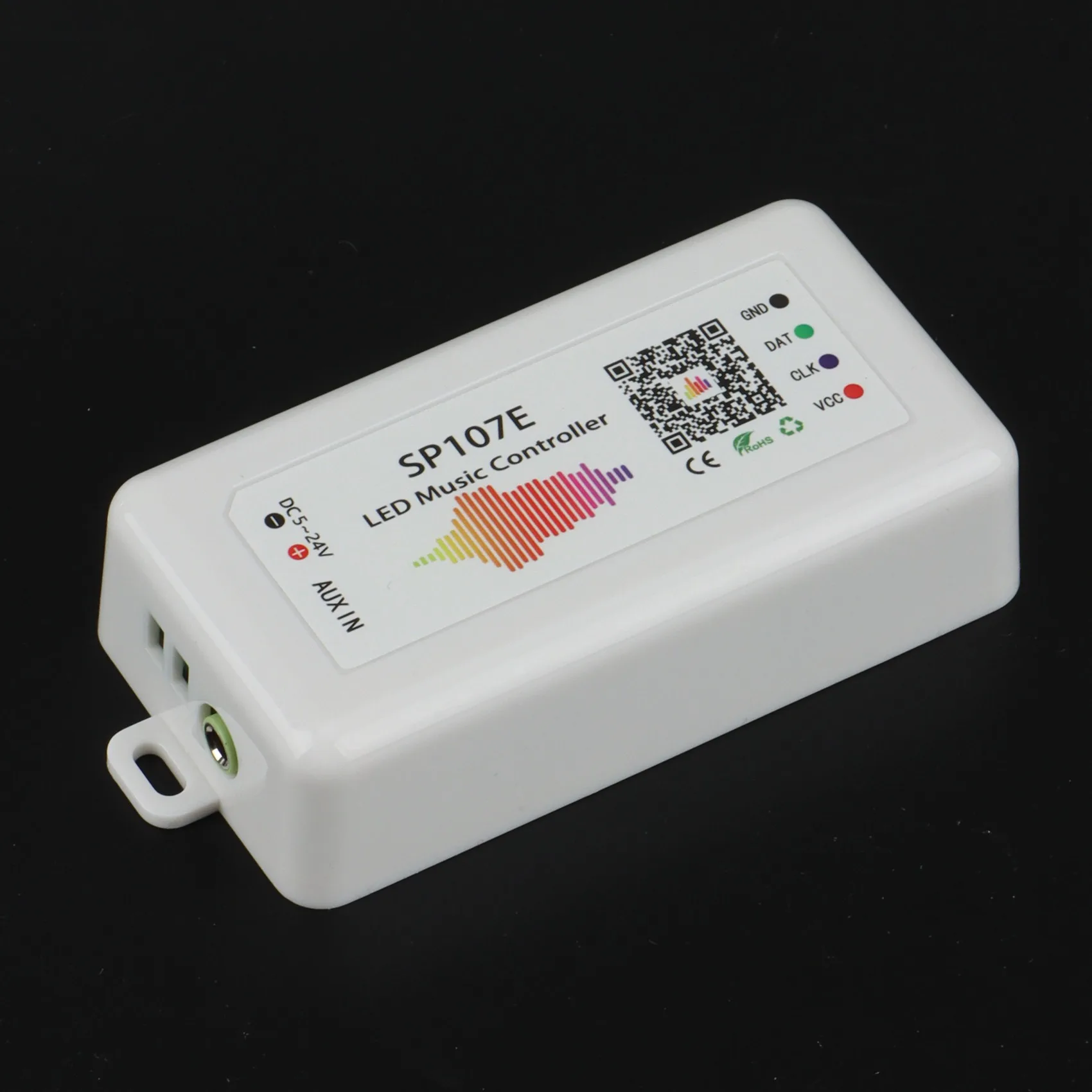 SP107E pengontrol aplikasi Bluetooth, lampu Strip piksel LED, pengontrol simfoni, pengontrol aplikasi WS2811, pengontrol warna penuh musik Bluetooth