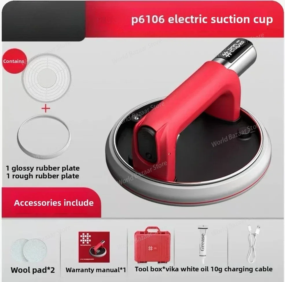 

P618A digital display vacuum electric suction cup Glass tile tensile force automatic air replenishment tile electric suction cup