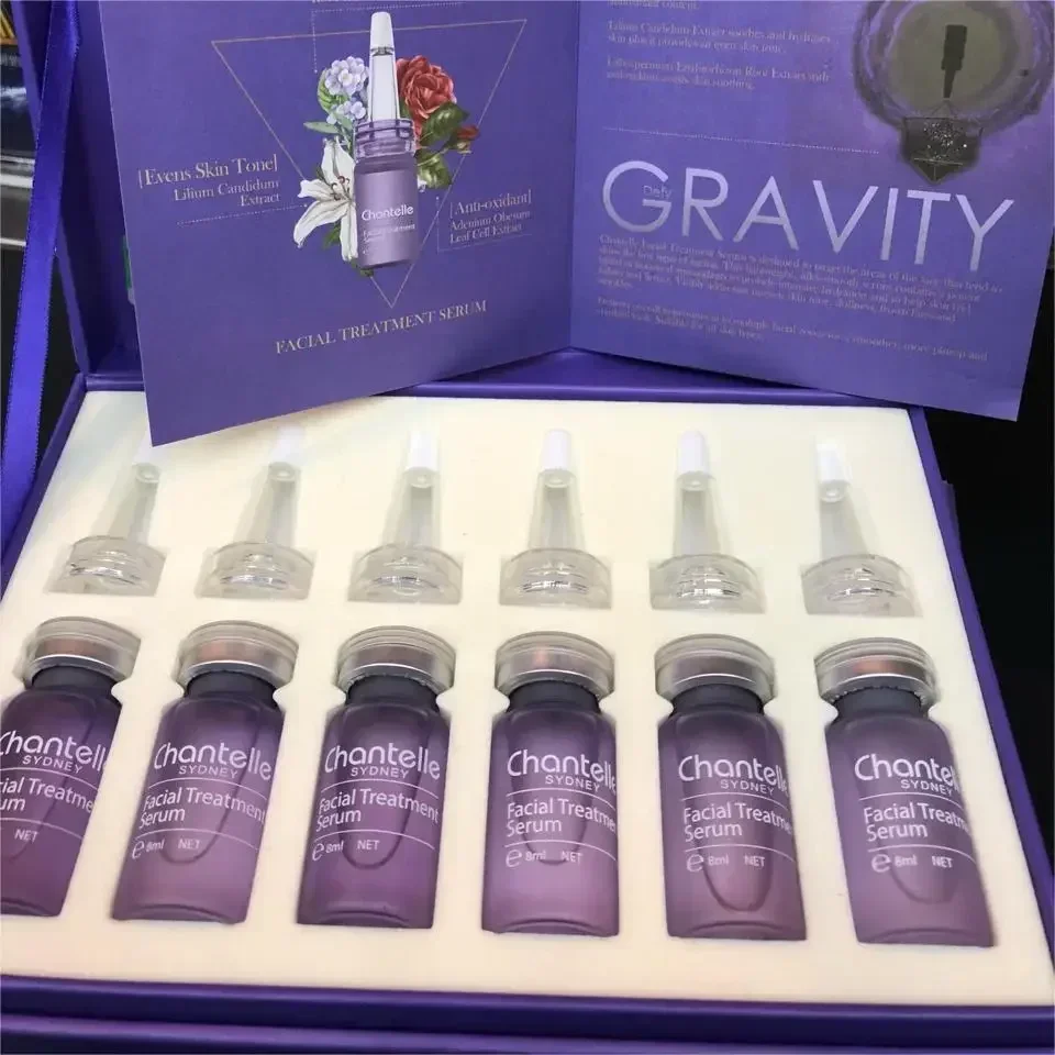 Genuine Original Australia Chantelle Plant Anti-Gravity Serum 8ml*6pcs Brighten Moisturise Firmness Anti-aging Anti-wrinkle