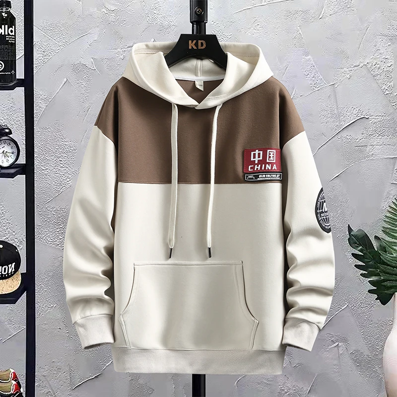 

Spring Sweatwear Men's Casual Sport Men Hoodies Fashion Sweatshirts Men's Loose Breathable Hood Pullovers