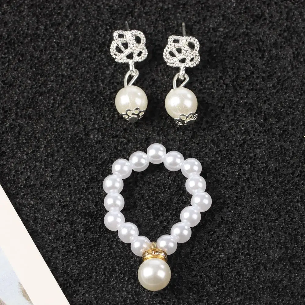 Multistyles For 1/6 Doll White Doll Accessories For BJD Dolls Bracelet Fashion Decoration Earring Pearl Jewelry Necklace