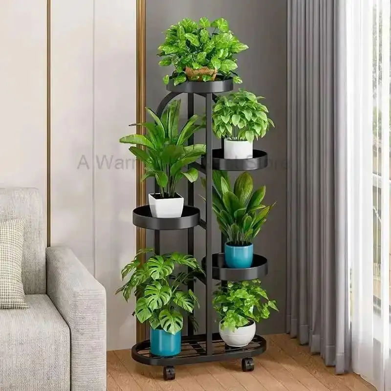 

Flower Room Aesthetics Living Rack Minimalist Designer Flower Stand Light Luxury Fashion Decorations Porte Plantes Furniture
