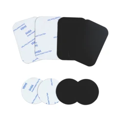 Magnetic Metal Plates Self-Adhesive Magnet Disk Iron Sheets for Iphone Xs X Samsung Car Mobile Phone Car Tablet Desk Bracket