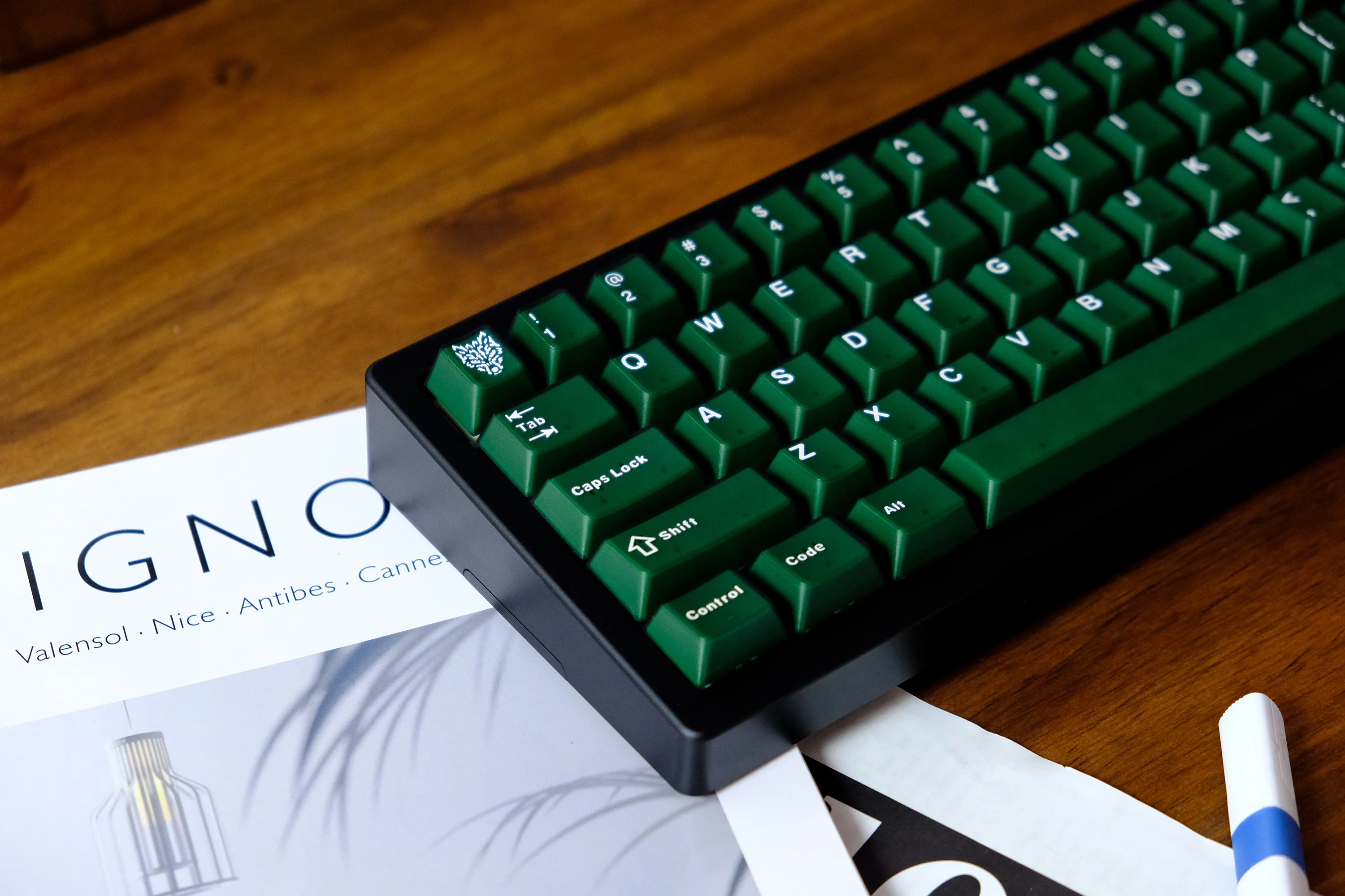 Emerald Colorway Keycaps for Mechanical Keyboard Customizaion,ABS,PBT,Cherry Profile,Doubleshot,Dye Sublimation