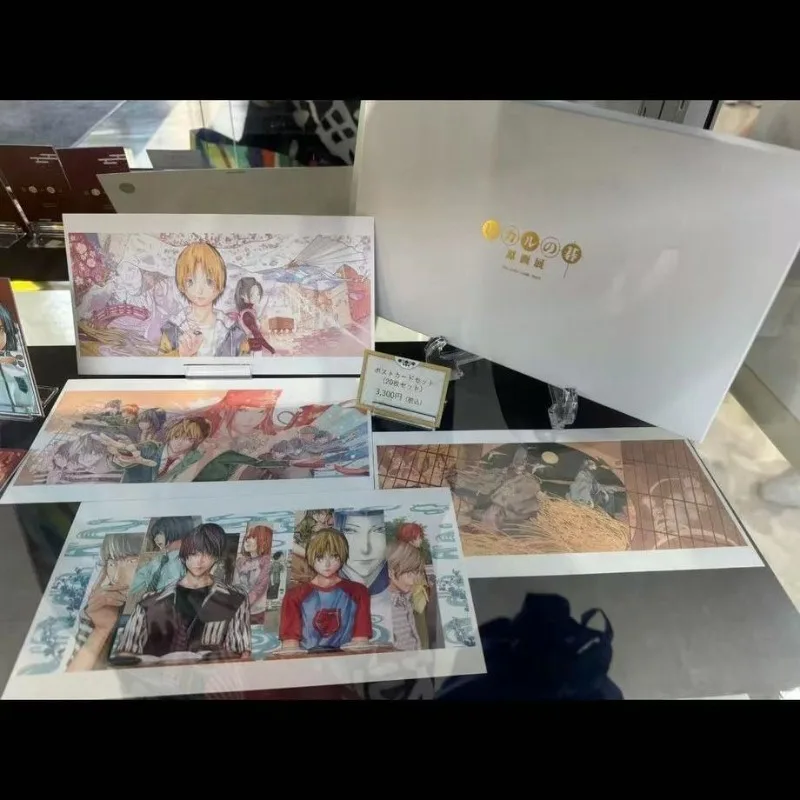 Hikaru No Go Postcard Original Painting Exhibition Postcard Artwork No Box Hikaru Shindo Akira Toya Fujiwara Sai Merchandise