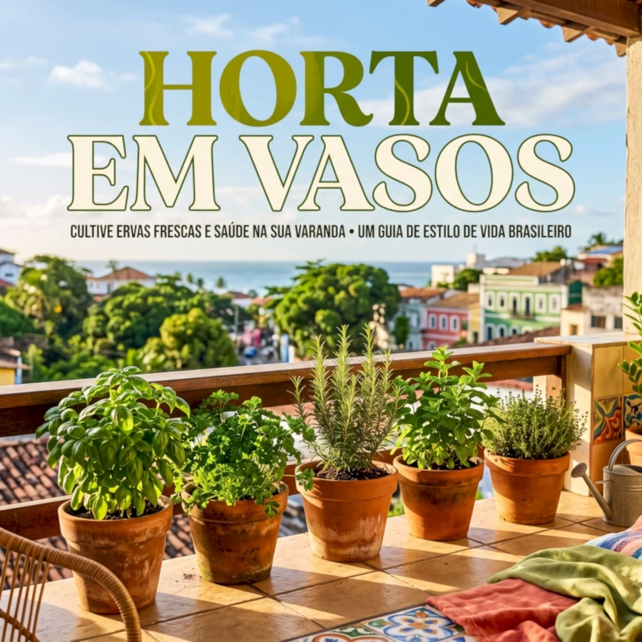 Horta em vasos: guia completo para cultivar em casa