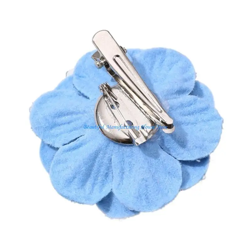 

E56A Camellia Lapel Pin for Women Stylish Flower Brooch Pins Banquet Ornament