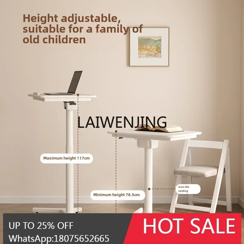 home learning foldable small desk lifting computer table removable