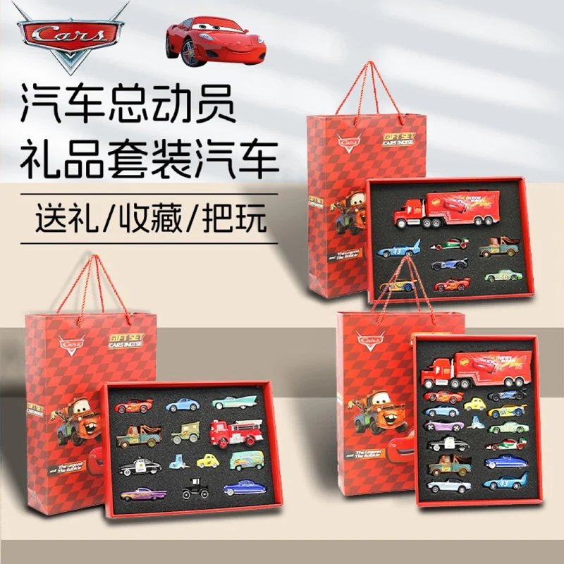 

8/13/15pcs/set Disney Pixar Cars Lightning McQueen Uncle Truck Jackson Storm Alloy Car Model Boys Toys for Kids Christmas Gifts