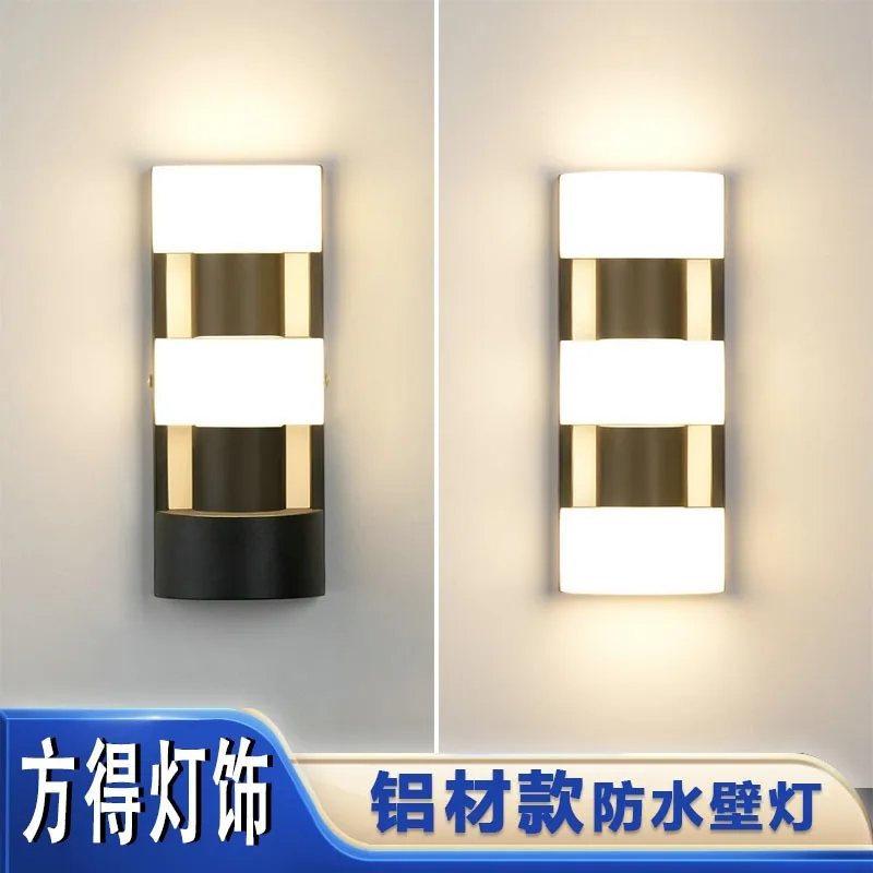 New outdoor waterproof wall lamp Multi-specification luminous wall lamp Room bedroom corridor background wall Indoor outdoor wal