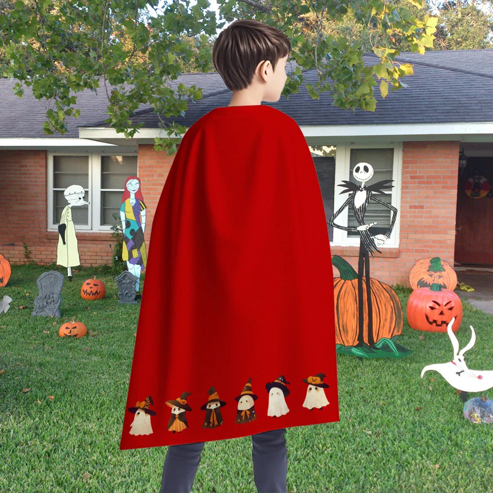 ملابس الهالوين للأطفال، أكياس حلوى الهالوين المتسولة لأكياس الحلوى، قبعة الساحرة، ملابس عباءة اليقطين