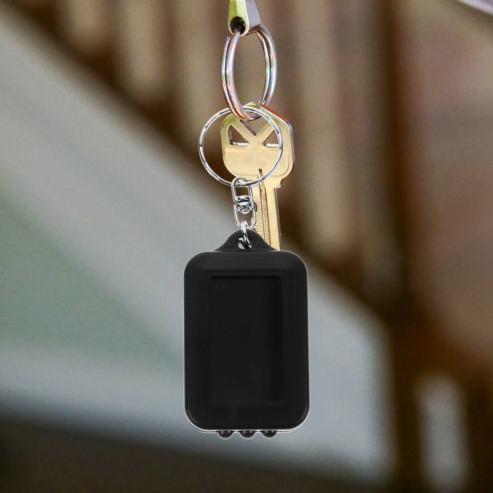 5 pçs lanterna portátil mini chaveiro led pisca para acampamento solar