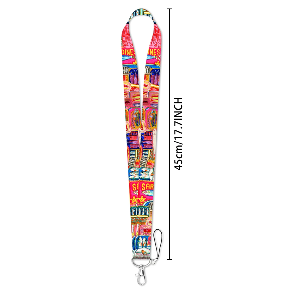 Lucky Koi Fish Credential Holder Marine Animal Neck Strap Lanyard for Key Keychain USB Badge Holder Keyring Accessories Gifts