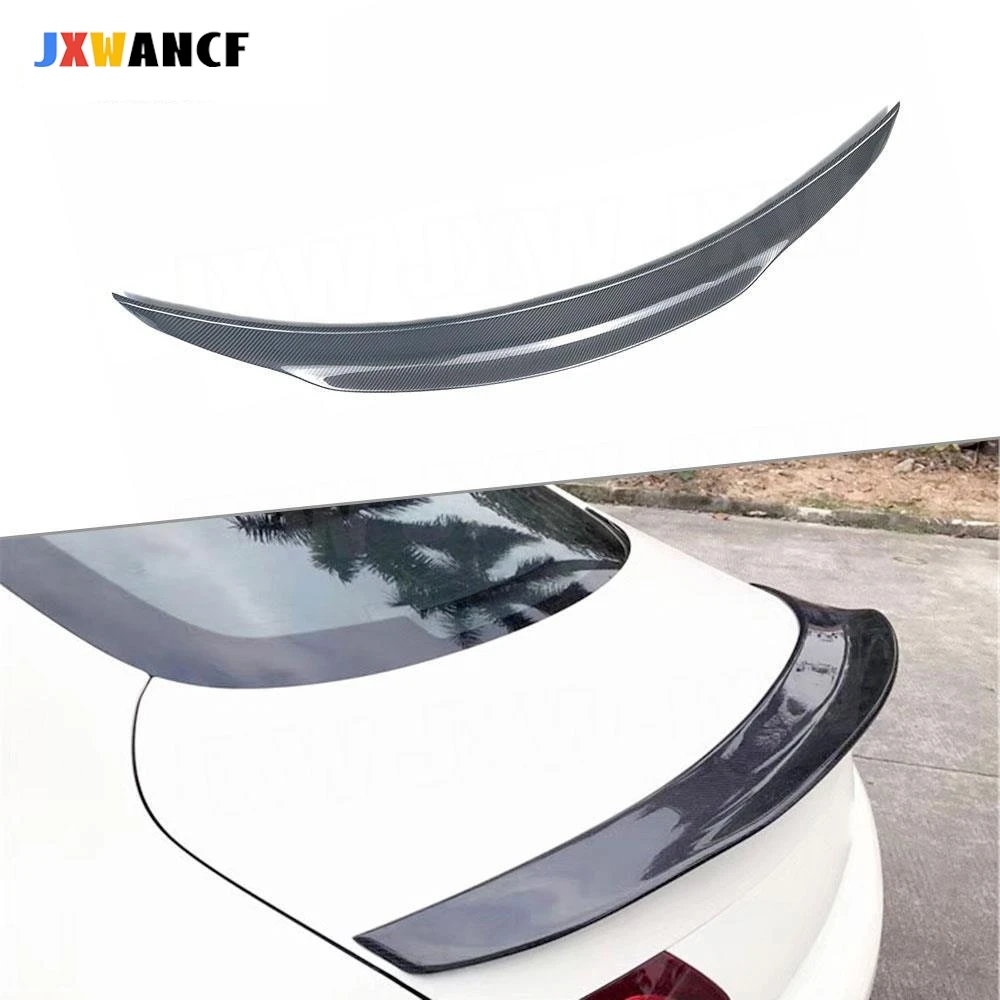 

JXWANCF For Benz CLA Class W117 CLA180 CLA200 CLA260 CLA45 AMG 2013-2019 Carbon Fiber Rear Trunk Car Wing Spoiler Boot Lid FRP