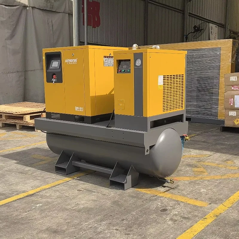 低騒音10HP 15HP 20HP 30HPロータリーサイレントエアコンプレッサー8バール10バール12バール16バール産業用スクリューエアコンプレッサー