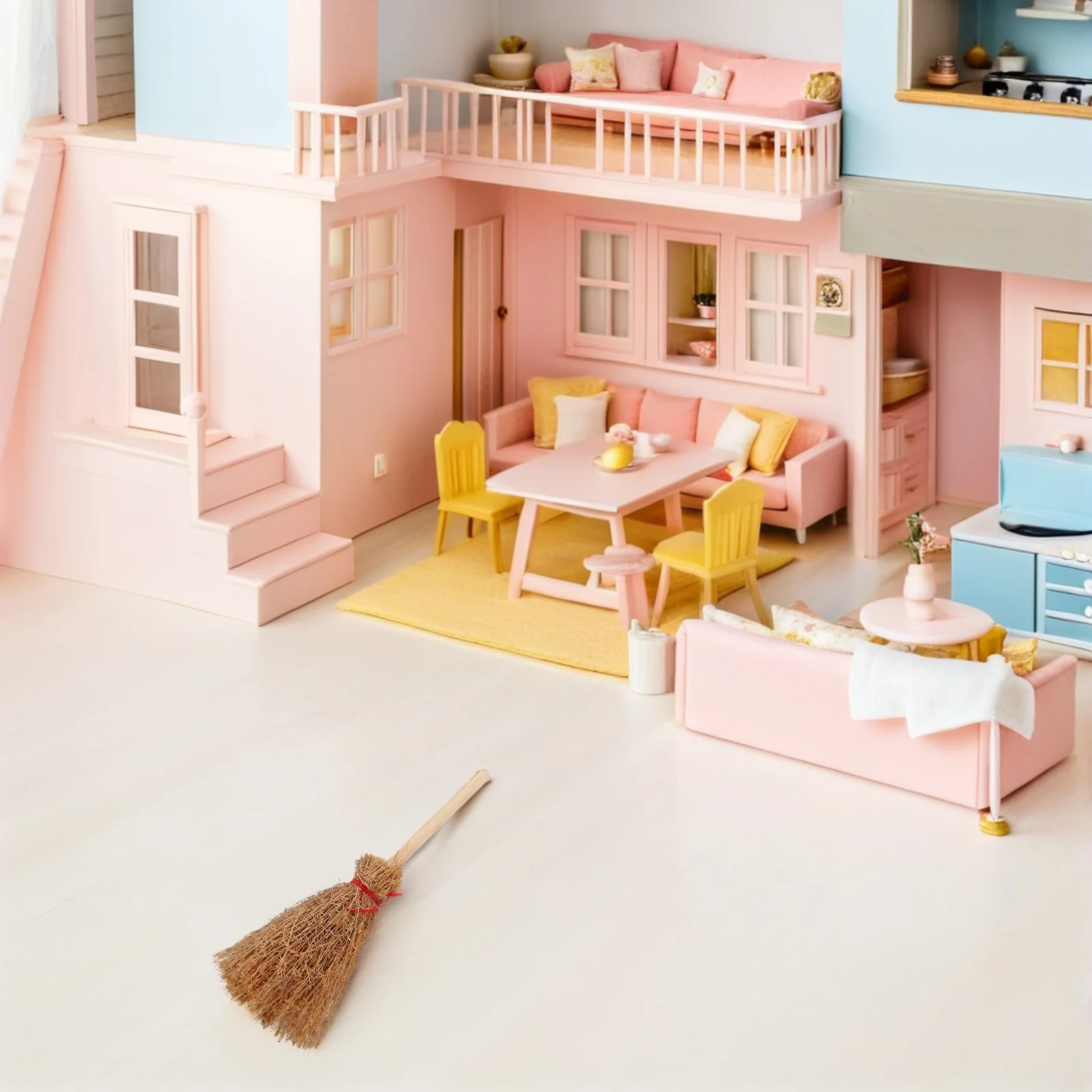 

Mini Broomsticks Set 30pcs Small Whisk Broom for House Ornaments Miniature Model Furniture Craft Decorative Accessories