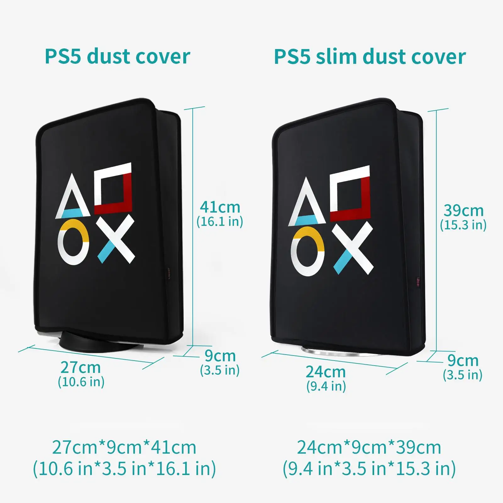 Funda antipolvo para PS5 Slim/PS5, carcasa impermeable antiarañazos, funda protectora lavable para PS5 slim/PS5 Disc y consola Digital