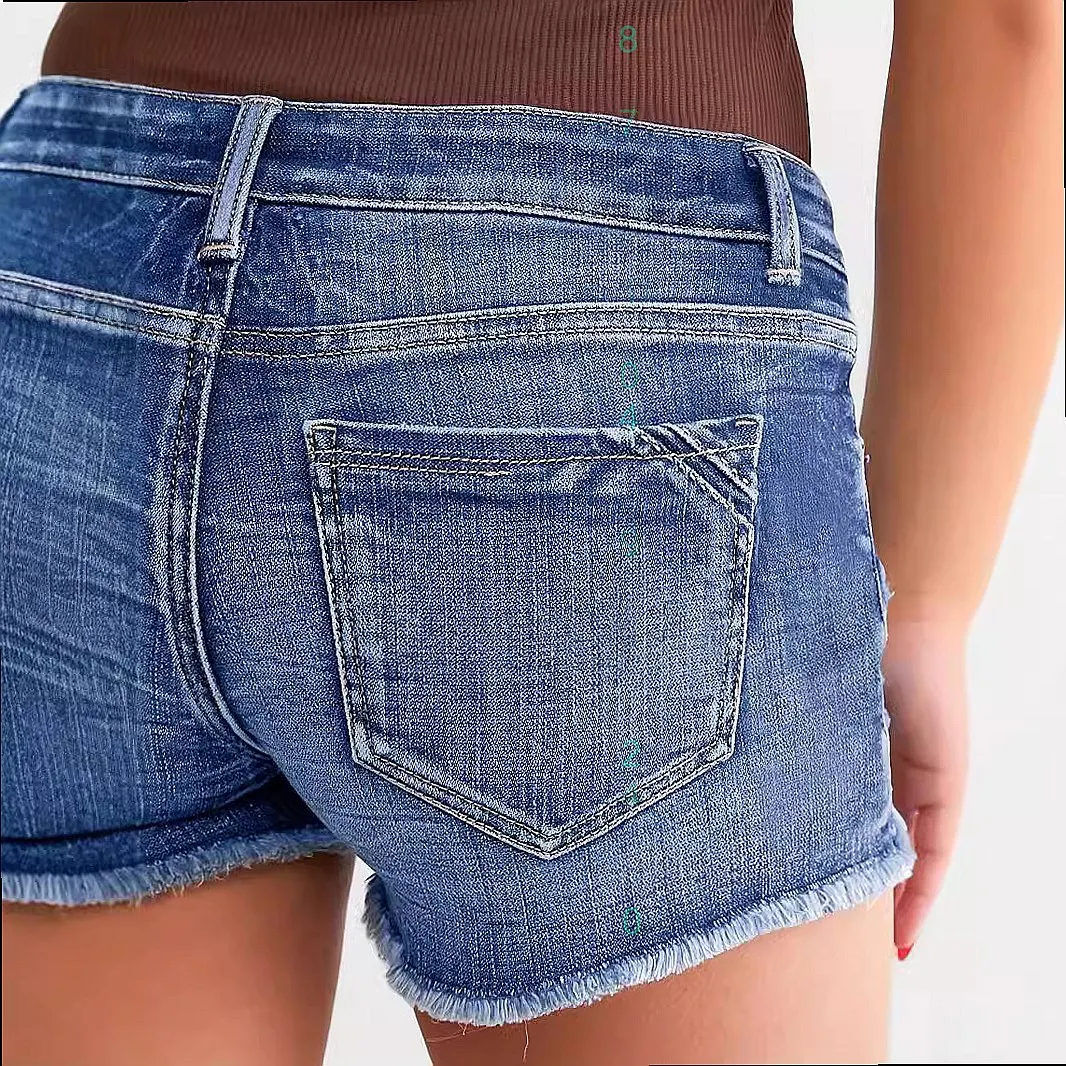 Womens Ripped Denim Dress Button Front Frayed Bodycon Dresses Spring Summer Casual Fitted Tee Blouse Tops Matching Sets