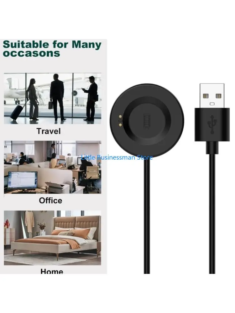 Small USB Charging Cable Lightweight & Strong Construction Smartwatch Charges Suitable for iTECH 2/3 M76A