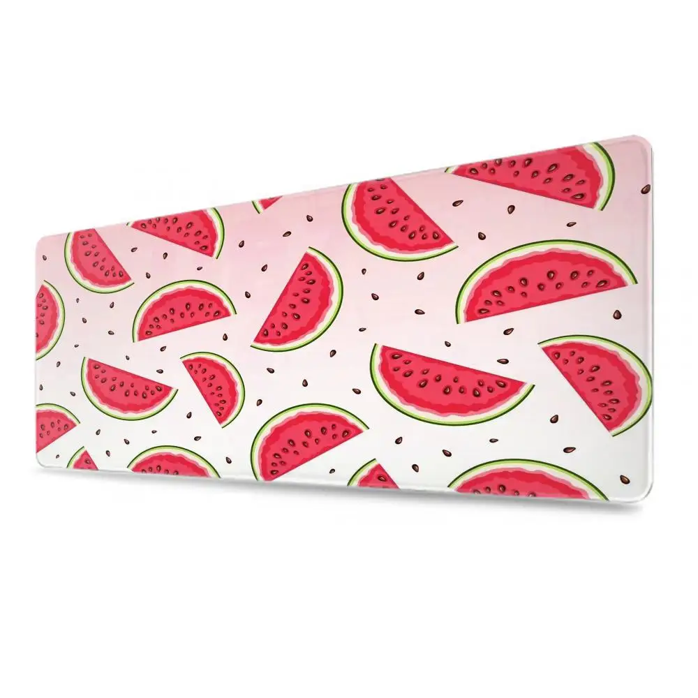 Fruit Illustration Desk Mat Gamer Natural Rubber Mousepads Mouse Pad Office Desk Pads Large Mousepad Mouse Mats For Computer