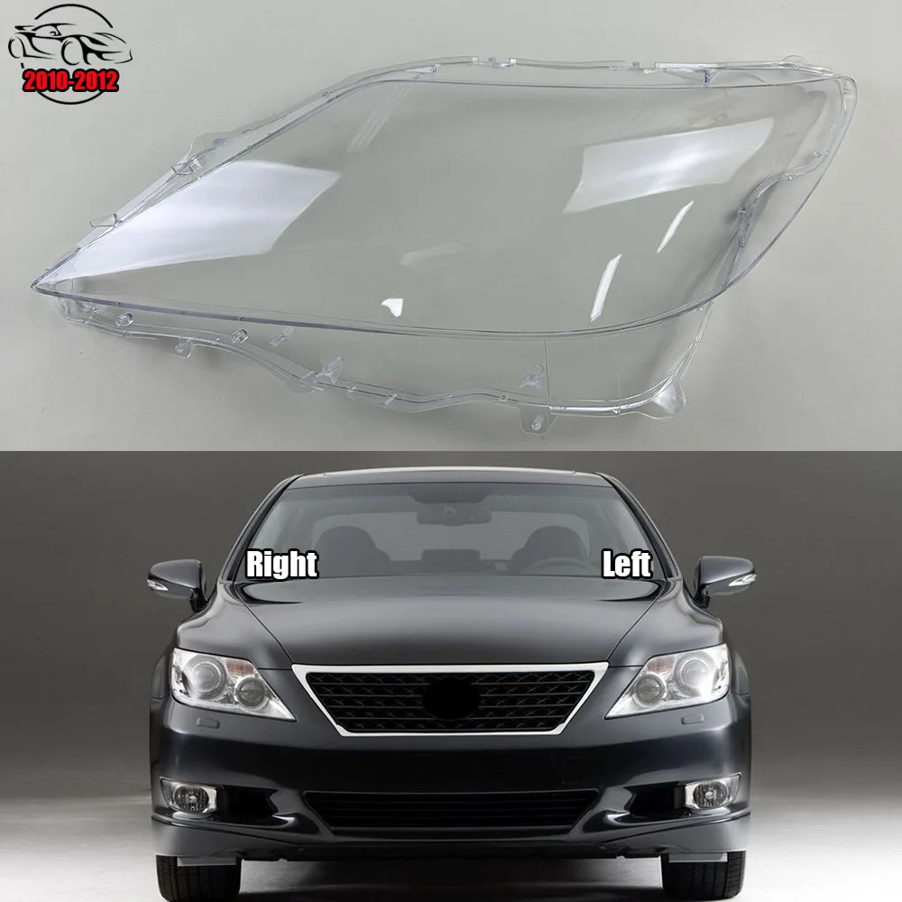 

For Lexus LS LS600hL LS460L 2010-2012 Car Front Headlight Lens Cover Auto Headlamps Lampcover Transparent Lampshades Lamp Shell