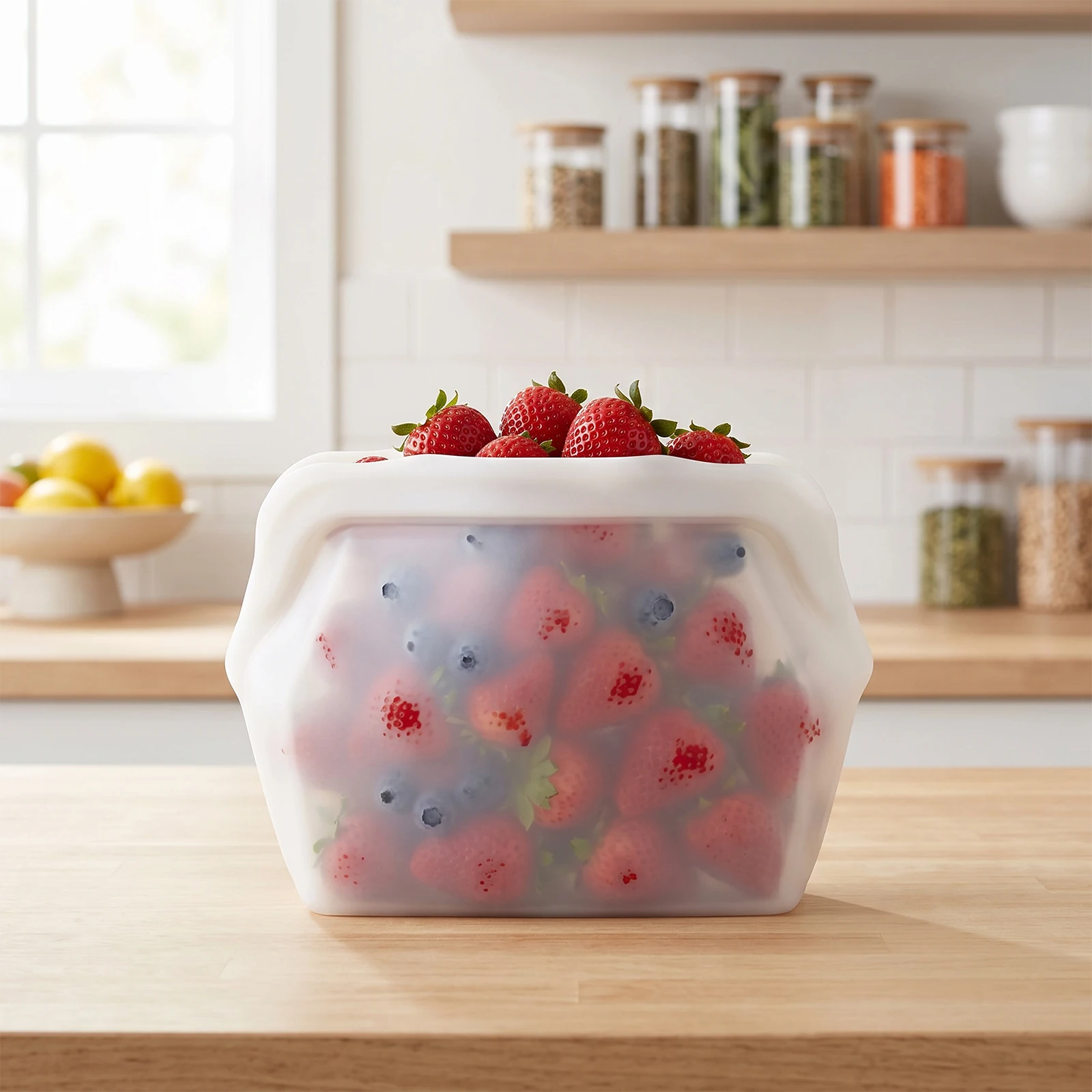 Kantong Freezer Tegak -Kedap U - Food Storage Non Toxic ulasan dan harga