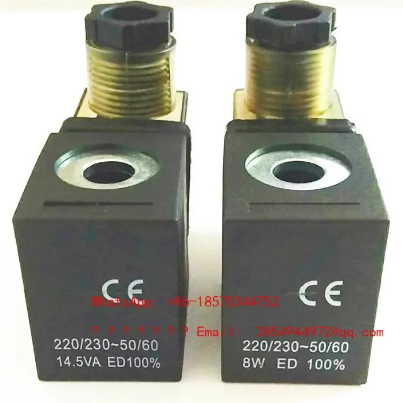 Solenoid Valve Coil 220v/230v 14.5VA 8W Aperture 13 At One End 10 Height 39mm