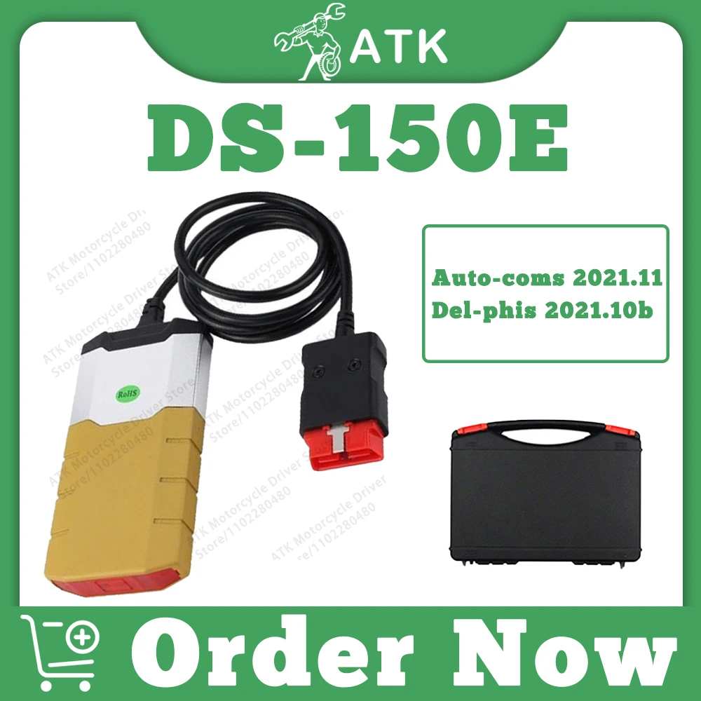 DS-150E Dual chip SW Del-phi 2021.10b/Auto-coms 2021.11 1622 diagnose/clear fault codes Service Light Reset FLIGHT RECORDER TOOL