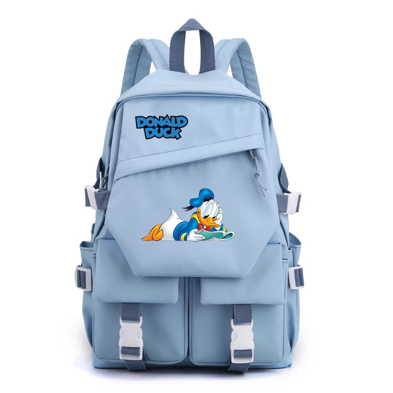 

Disney Donald Duck Boys Girls Kids School Book Bags Women Bagpack Teenagers Student Travel Backpack Mochila Escolar