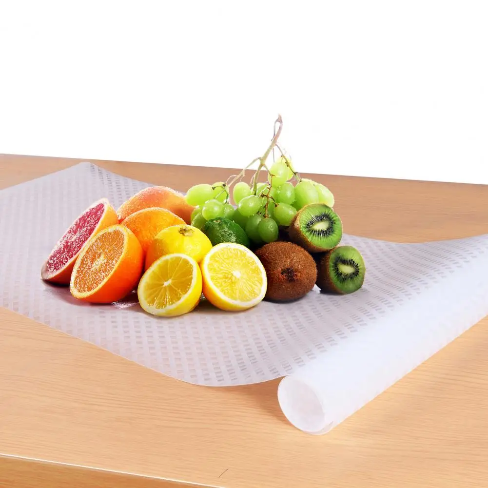 EVA Material Shelf Liner Kitchen Cabinets Protector Food Safe Non-slip Waterproof Drawer Liner Protects Surfaces Cupboard Liner