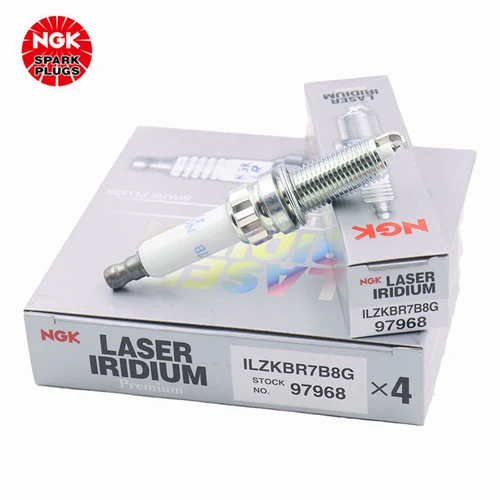 La bujía NGK Iridium Platinum ILZKBR7B8G 97968 es adecuada para MINI, BMW, Peugeot, Citroën, Fengshen OE 12120034098
