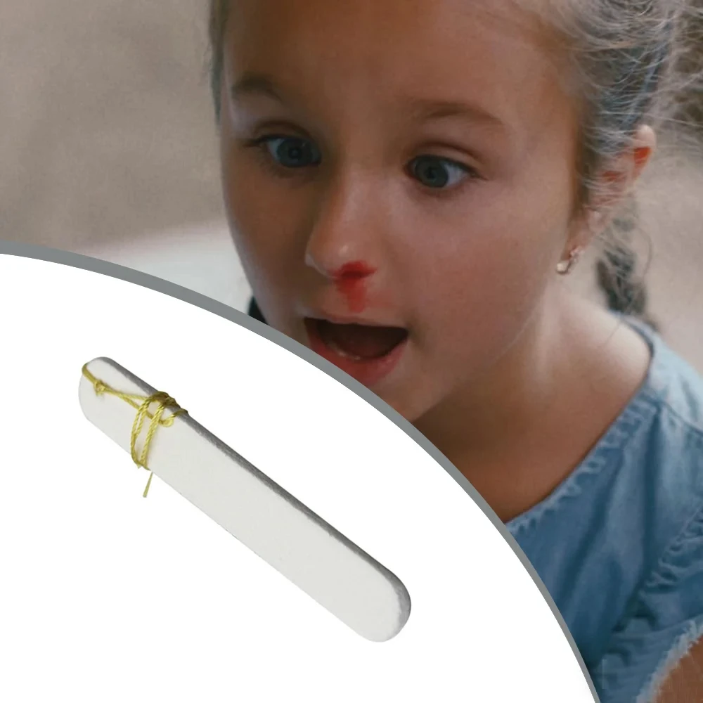 Medical Nasal Plug Hemostatic Sponge PVA Disposable Nose Bleed Dressing Packing Tool 2/5/10Pcs