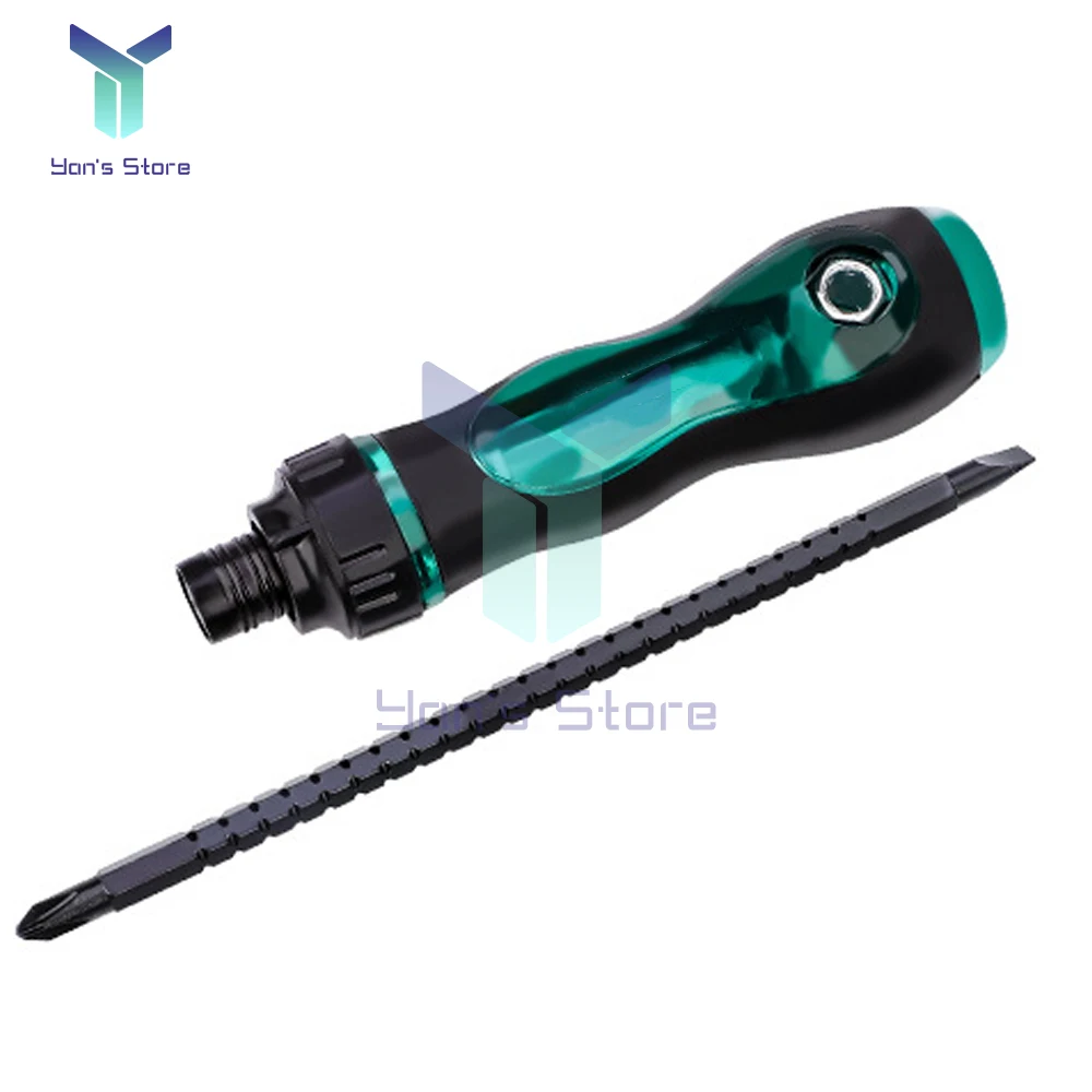 Tuốc nơ vít chống trượt gia dụng chữ thập nam châm có thể điều chỉnh độ dài kép đa năng để sửa chữa tay