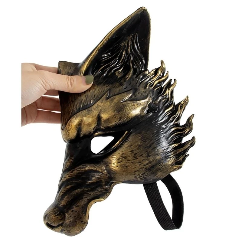 

Y5GC Wolf Mask Masquerade Mask Animal Mask Costume Halloween Mask for Adult Cosplay