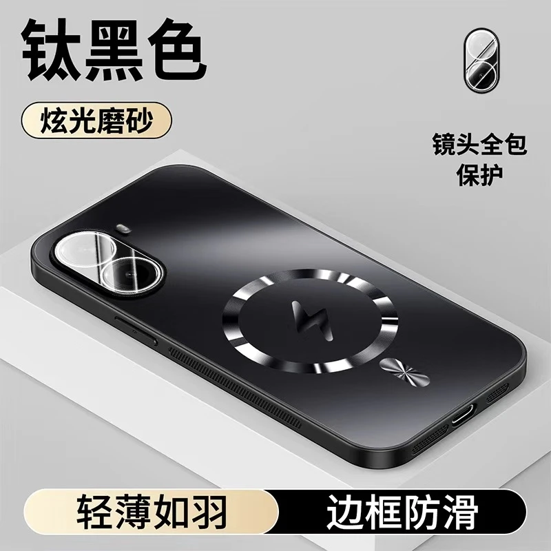 

Чехол для POCO X7 Pro, магнитный чехол MagSafe для телефона, задняя крышка для Xiaomi Poco X7 Pro 5G, защитный чехол для камеры, противоударный бампер