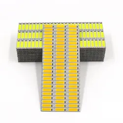 5 pz 25x7mm 1W COB LED Chip sorgente luminosa piccola 3V 3.7V lampadina a LED bianco freddo caldo 3000K 6000K per lampada da lavoro illuminazione fai da te