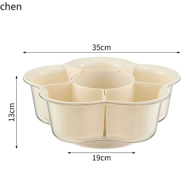 

divided rotate vegetable double-layered platter sink drain basket creative preparation and side dish plate for home
