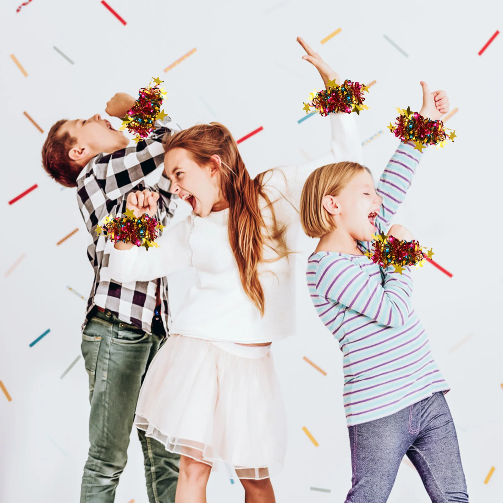 

14Pcs Cheerleading Pom Poms Glitter Material Comfortable Soft Full Event Props Pom Poms Cheering Props