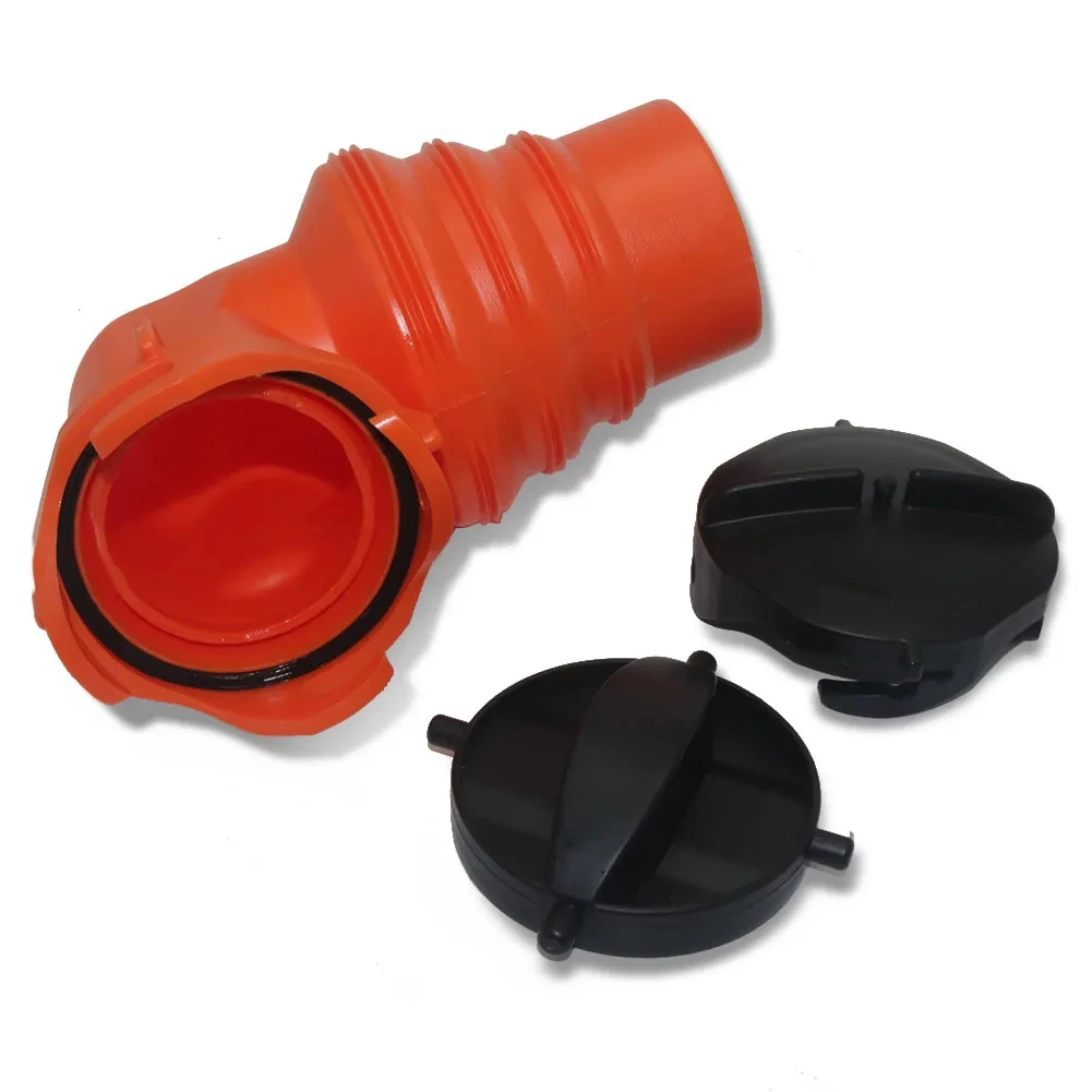 

Адаптер Адаптер для соединителя канализационного шланга RV Добавьте два крышки переключателя к трубку