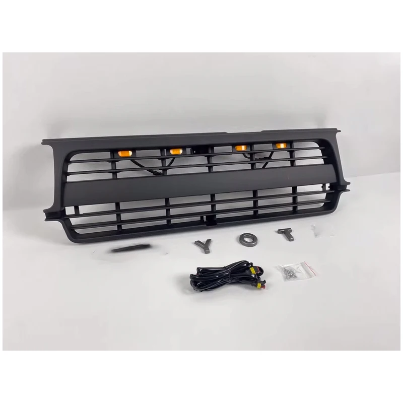 

Передняя решетка с подсветкой подходит для 1990 1991, 1992, 1992, 1994, 1994, 1995, 1996, 1997, Toyota Land Crusier LC80 FJ80