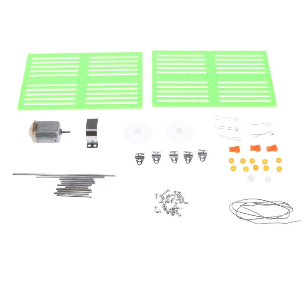 Kids Science Physical Toy Hand Crank Generator Light Bulb Model Parallel Series Circuit Learning