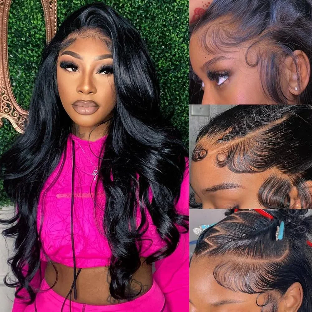 Perucas de Cabelo Humano com Renda Frontal de 30-36 Polegadas, Onduladas, 13x4, 13x6, Peruca de Renda Max 7x6 Pré-arrancada, Perucas Brasileiras de Cabelo Humano com Renda Frontal