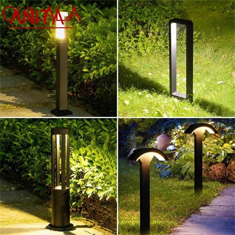 

ANITA Outdoor Lawn Lamp Contemporary LED Waterproof Patio Garden Light For Home Porch Villa