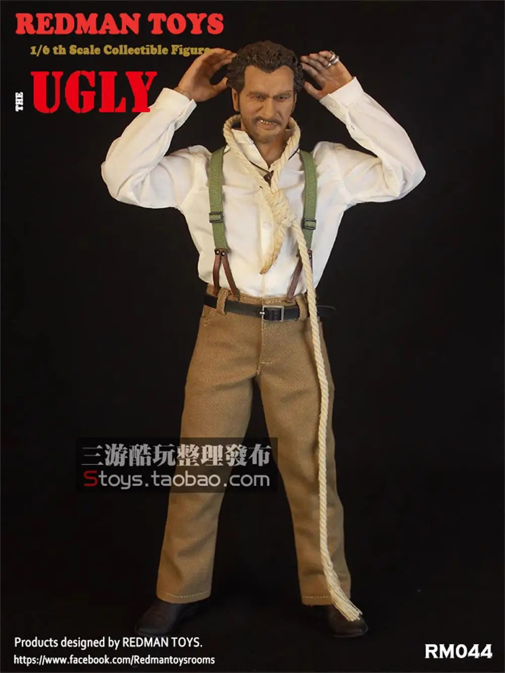 Redman rm044 die hässlichen uns. West Cowboy Bürgermeister der Grabstein Stadt voller Satz Action figur Geschenk für Fans sammel bar