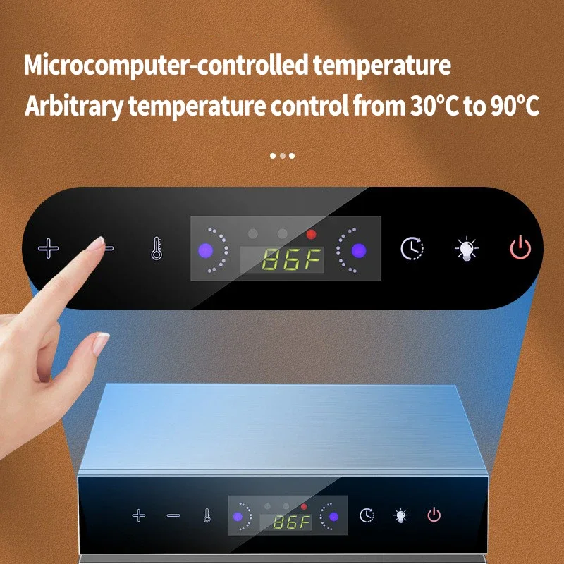 110V/220V,12-layer food dehydrator,Smart touch control,Smart timer with thermostatic control,304 stainless steel mesh layer