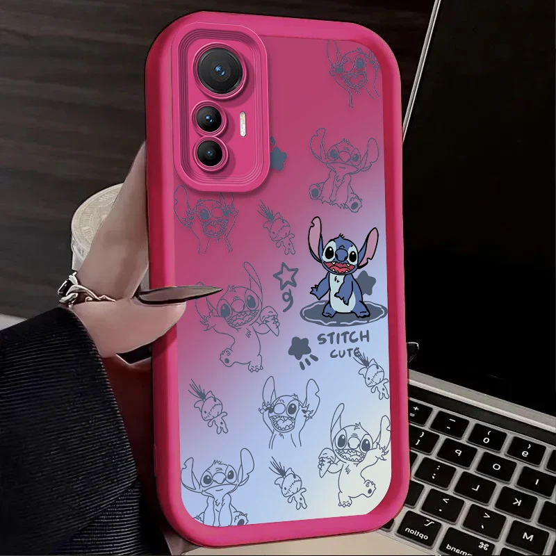 Disney Stitch Angel Case for Xiaomi 14T 13T 12T 11T 13 12 11 Lite 5G NE POCO X6 X5 F6 F5 F3 X4 GT X3 NFC M5S C65 M6 Pro 4G Cover image 4